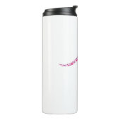 Kangaroo-Pink-Herz Thermosbecher (Nach links gedreht)