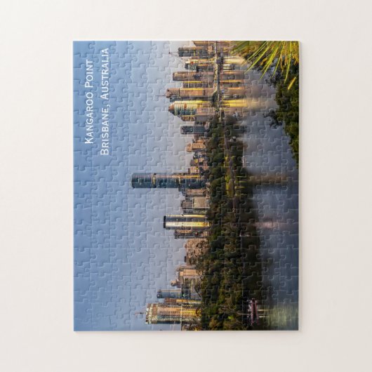 Kangaroo Point Brisbane, Australien Puzzle (Vertikal)