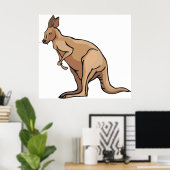 Kangaroo Poster (Heimbüro)