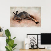Kangaroo Poster (Heimbüro)