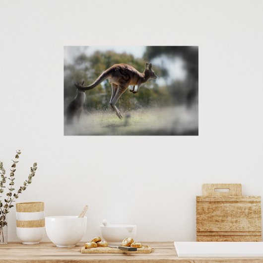 Kangaroo Poster (Küche)