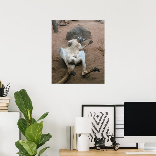Kangaroo Poster (Heimbüro)