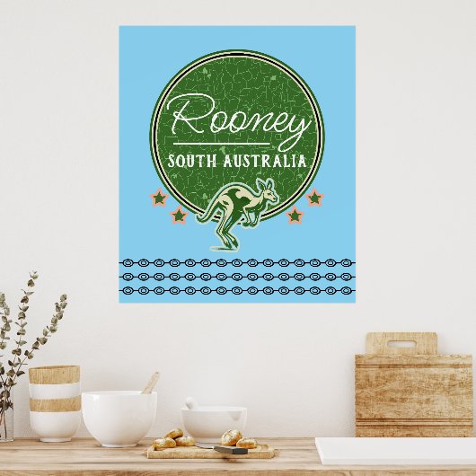 kangaroo poster (Küche)