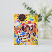 Kangaroo-Postkarte Postkarte (Stehend Vorderseite)