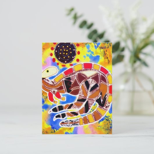 Kangaroo-Postkarte Postkarte (Stehend Vorderseite)