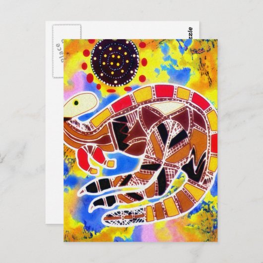 Kangaroo-Postkarte Postkarte (Vorne/Hinten)