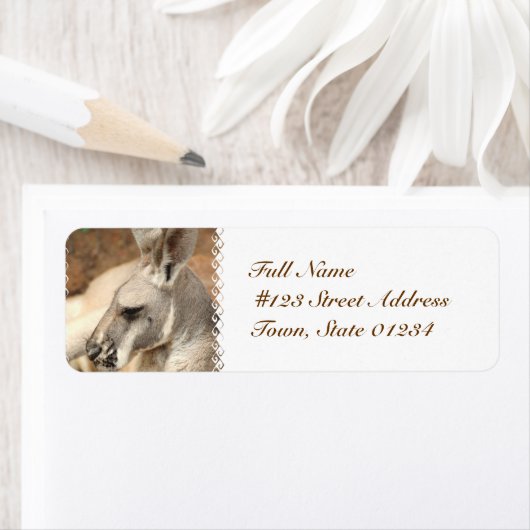 Kangaroo Profile Mailing Labels (Insitu)