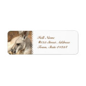 Kangaroo Profile Mailing Labels (Vorne)
