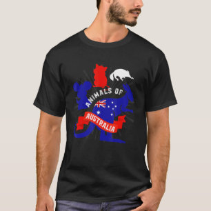 Kangaroo Quokka Zucker Glider Koala Tiere von Aust T-Shirt