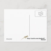 Kangaroo rat postkarte (Rückseite)