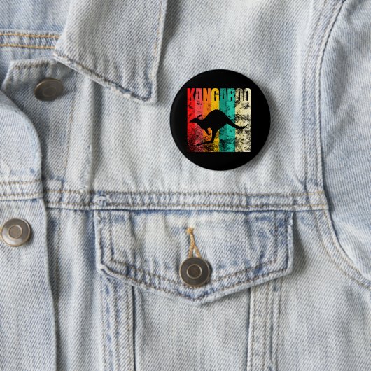 Kangaroo Retro Button (Beispiel)
