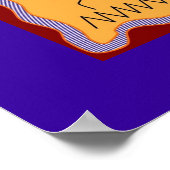 Kangaroo Röntgen Art Poster (Ecke)