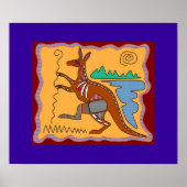 Kangaroo Röntgen Art Poster (Vorne)