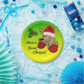 Kangaroo Santa 7" Australisches Weihnachtsfest-Par Pappteller (Party)