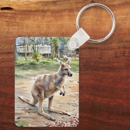 Kangaroo-Schlüsselanhänger Schlüsselanhänger (Rückseite)