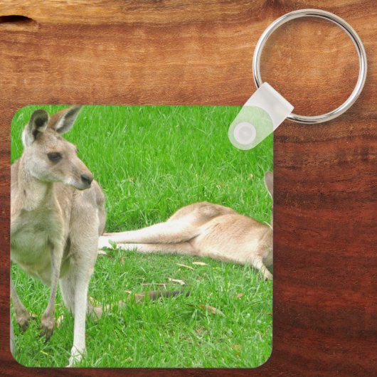 Kangaroo-Schlüsselanhänger Schlüsselanhänger (Rückseite)
