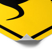 Kangaroo-Schnellstrasse Poster (Ecke)