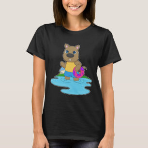 Kangaroo-Schwimm-Schwimmhilfe Sommer T-Shirt