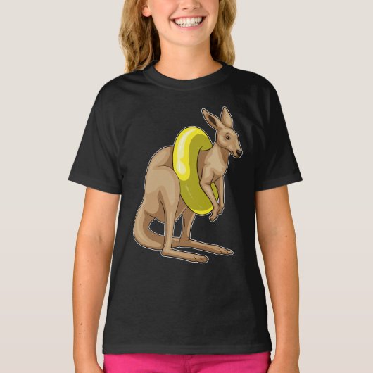 Kangaroo Schwimmring T-Shirt (Vorderseite)