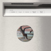 Kangaroo Sea Breezes Illusion Art Magnet (In Situ (Geschirrspüler))