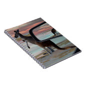 Kangaroo Sea Breezes Illusion Art Notizblock (Rechte Seite)