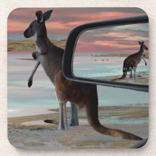 Kangaroo Sea Breezes Illusionskunst, Getränkeuntersetzer