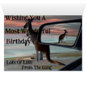 Kangaroo Seaside Breezes Illusion Art (Innenansicht Horizontal (Unten))
