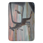 Kangaroo Seaside Breezes Illusion Art Badematte (Vorderseite Vertikal)