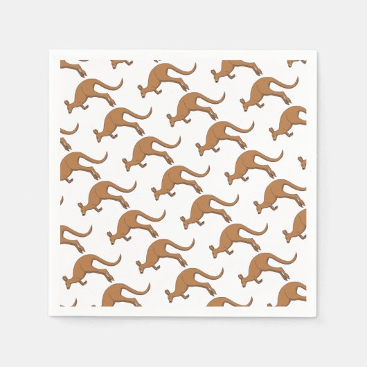 Kangaroo Serviette (Vorderseite)
