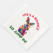 Kangaroo Serviette (Ecke)