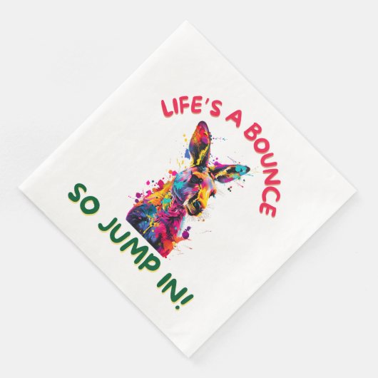 Kangaroo Serviette (Ecke)