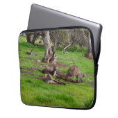 Kangaroo Siesta Time, Laptopschutzhülle (Vorderseite Links)