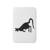 Kangaroo-Silhouette Badematte (Vorderseite Vertikal)