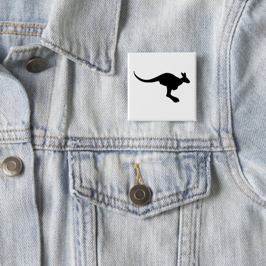 Kangaroo-Silhouette Button (Beispiel)