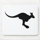 Kangaroo-Silhouette Mousepad (Vorne)