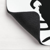 Kangaroo-Silhouette Mousepad (Ecke)