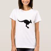 Kangaroo-Silhouette T-Shirt (Vorderseite)