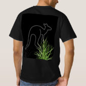 Kangaroo-Silhouette T-Shirt (Rückseite)