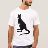 Kangaroo-Silhouette T-Shirt (Vorderseite)
