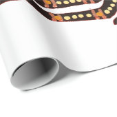 Kangaroo-Single über Weißwaschpapier Geschenkpapier (Rolleneckpunkt)