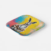 Kangaroo-Skate Pappteller (Gewinkelt)