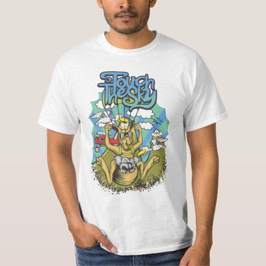 Kangaroo Sky Dive Adventure T-Shirt (Vorderseite)