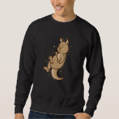 Kangaroo sleeping Australia Outback Animal Sweatshirt (Vorderseite)