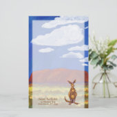 Kangaroo Stationery Briefpapier (Stehend Vorderseite)