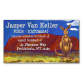 Kangaroo Stationery Magnetische Visitenkarte (Vorderseite)