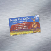 Kangaroo Stationery Magnetische Visitenkarte (Beispiel)