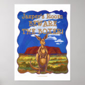 Kangaroo Stationery Poster (Vorne)
