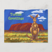 Kangaroo Stationery Postkarte (Vorderseite)
