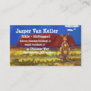Kangaroo Stationery Visitenkarte