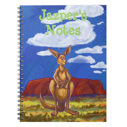 Kangaroo-Stationierung Notizblock (Vorderseite)